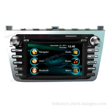 7 Inch TFT LCD Touch Screen Car DVD GPS Navigation System for Mazda 6 with Bluetooth+Radio+iPod+Video